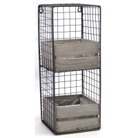 SEINÄTELINE + PUULAATIKOT 47cm 600111