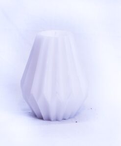 KYNTTILÄ Salmiakki valkea 9x10,6cm K159