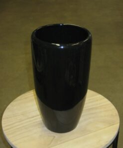 Maljakko Moa musta kiiltävä 201490