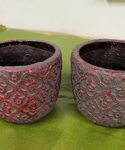 BETONIRUUKKU punaharmaa kuvioitu 430414