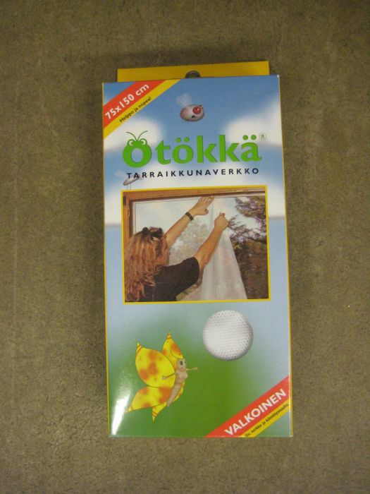 TARRAIKKUNAVERKKO 75x150 valkea Ötökkä