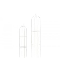 OBELISKI 114 cm antiikin valkoinen 324229