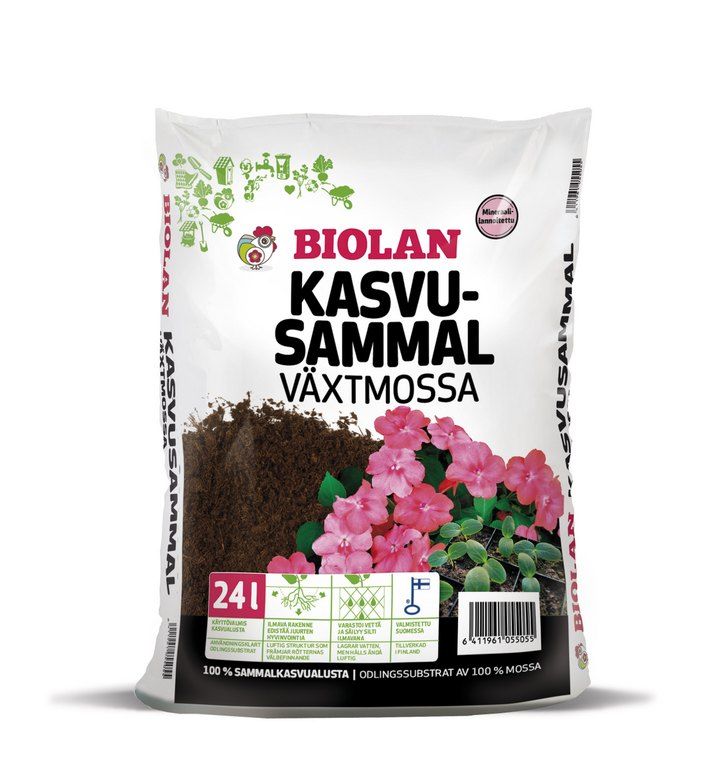KASVUSAMMAL 24 ltr Biolan
