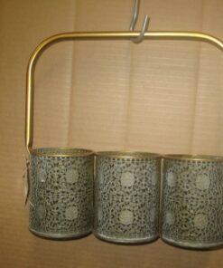 Kynttiläteline 3-osainen sangalla