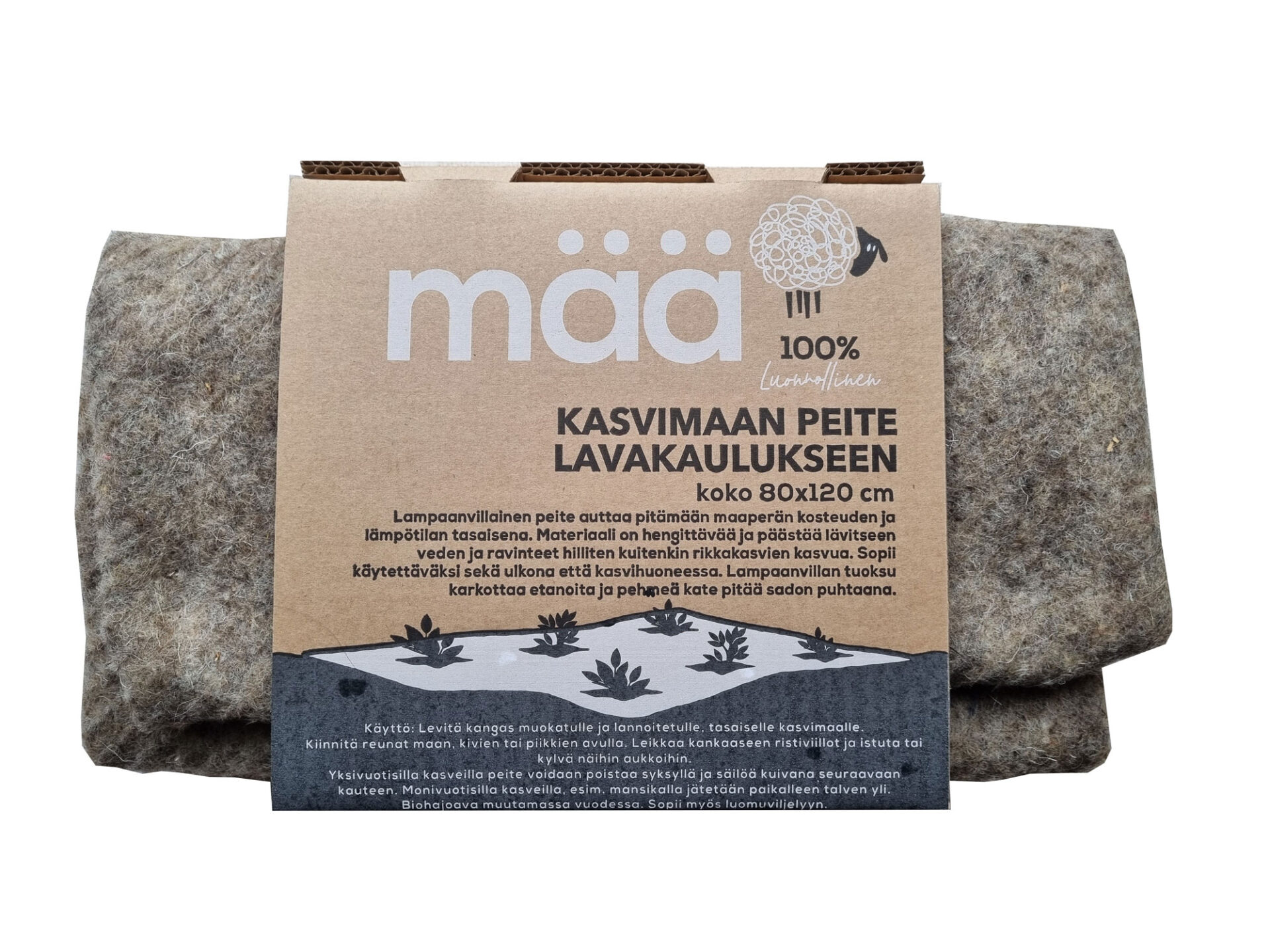 KASVIMAAN PEITE Mää lavakaulukseen 0,8x1,2 m