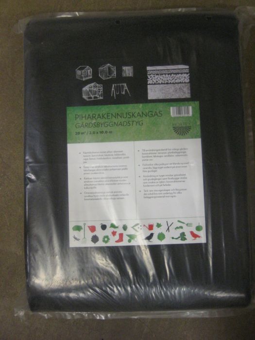 PIHARAKENNUSKANGAS 2x10m