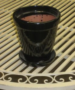 SAVIRUUKKU musta+lautanen k17cm Q15,5cm R358