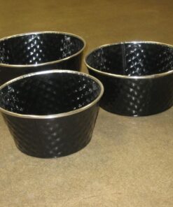 RUUKKU metallikulho 20cm musta 1787