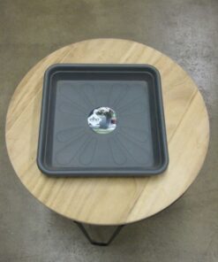 ALUSLAUTANEN 20cm NELIÖ antrasit