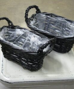 Pajukori Kloker musta 23x14x10cm 130366