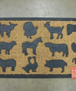 KYNNYSMATTO kookos Kotieläimet 75x45cm