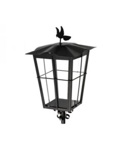 HAUTALYHTY MUSTA LINTU+RISTI 116553