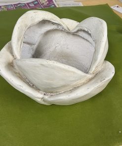 Betoniruusu ruukku cream 34cm 6508