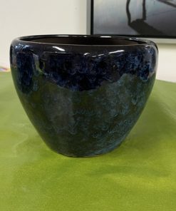 Sininen lasitettu ruukku 20Q 7019